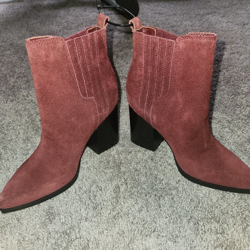 Marc Fisher Women's Matter Block Heel Booties, 7M